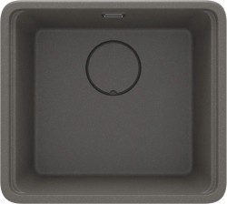 DEANTE - Momi anthracite metallic Granitový dřez, 1-bowl (ZKM_T10A)