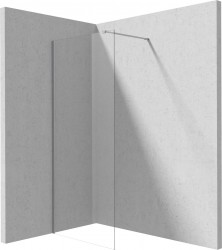 DEANTE - Prizma broušená ocel sprchová stěna, walk-in, 70 cm (KTJ_F37P)