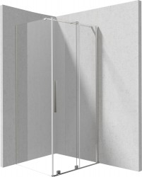 DEANTE - Prizma krátká ke kolmé stěně/dlouhá k paralelní stěně sprchový kout, obdélníkový, 100x90 cm; (KPN0P10S09)