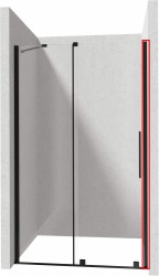 DEANTE - Profil pro zapuštěné dveře, systém Prizma černá (KTJ_N00X)