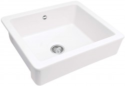 DEANTE - Sabor bílý keramický dřez, 1miska, (ZCB_610H)