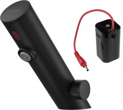 DEANTE - Sense nero Umyvadlová baterie, bezdotyková, s regulací teploty - 4xAA (BQR_N29R)