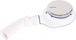 DEANTE - Sifon chrom - Odpadní sada sprchové vaničky, vyčištěná shora (NHC_029C)