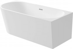 DEANTE - Silia bílá Akrylátová vana, rohová/volně stojící, pravá - 150 cm (KDS_015P)