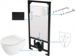 DEANTE - Silia bílá - Toaletní set, podomítkový, 6v1 (CDLN6ZPW)