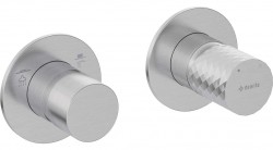 DEANTE - Silia Hexa Sprchová baterie, nerez, s přepínačem sprchy - horizontální (BHS_F46P)