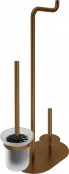 DEANTE - Silia hnědá - Držák toaletního papíru - 3-funkční (ADI_C732)
