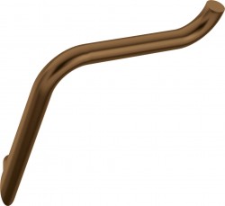 DEANTE - Silia hnědá - Držák toaletního papíru, nástěnný (ADI_C211)