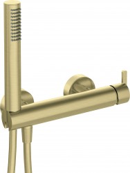 DEANTE - Silia kartáčovaná zlatá sprchová baterie, se sprchovým setem (BQS_R41M)