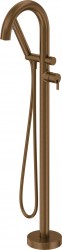DEANTE - Silia kartáčovaný bronz Vanová baterie, volně stojící, se sprchovým setem (BQS_C17N)