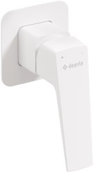 DEANTE - Sprchová baterie Blur, bílá, skrytá, bez rozdělovacího ventilu (BQL_A44L)