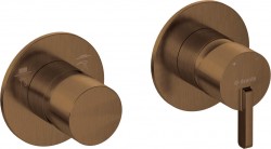 DEANTE - Sprchová baterie Silia bronzová kartáčovaná, s přepínačem sprchy - horizontální (BQS_C46P)