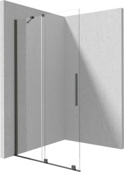 DEANTE - Sprchová stěna Prizma 1400, walk-in, 140 cm - posuvná (KTJ_D34R)