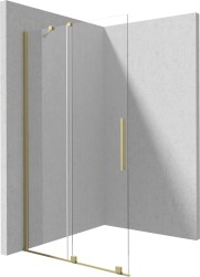 DEANTE - Sprchová stěna Prizma 1400, walk-in, 140 cm - posuvná (KTJ_R34R)