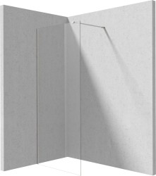 DEANTE - Sprchová stěna Prizma chrom, walk-in, 110 cm (KTJ_031P)