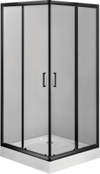 DEANTE - Sprchový kout Funkia, čtvercový, s vaničkou, 90x90 cm (KDDZN41K)