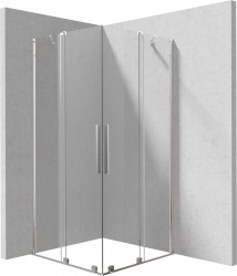 DEANTE - Sprchový kout Prizma chrom, čtvercová, 90x90 cm (KPN0P09P09)