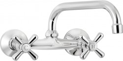 DEANTE - Symetrio chrom - Umyvadlová baterie nástěnná (BOS_050D)