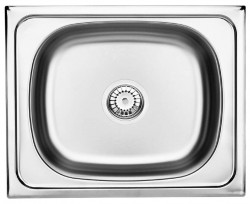 DEANTE - Techno nerez satin - Nerezový dřez, 1 - bowl (ZEU_010A)