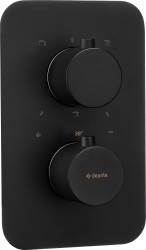 DEANTE - Therm černá - Vnější prvek, pro termostatický BOX (BXY_NEBT)