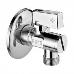 DEANTE - Uzávěr chrom - Rohový ventil, kulový typ, 1/2