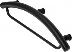 DEANTE - Vital černá - Nástěnná madla, místo na ručník - 2v1 (NIV_B41H)