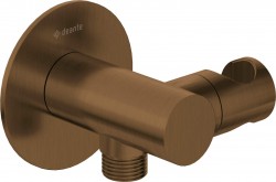 DEANTE - Vyústění sprchy, kulatá, s držákem na ruční sprchu (NQS_C57K)