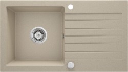 DEANTE - Zorba sandy - Granitový dřez s odkapávačem (ZQZ_7113)