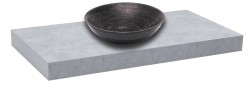 Deska pod umyvadlo bez umyvadla Naturel Dolce 70x8x50 cm beton mat DO7050BE (DO7050BE)