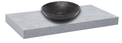 Deska pod umyvadlo bez umyvadla Naturel Dolce 80x8x50 cm beton mat DO8050BE (DO8050BE)