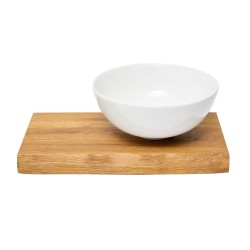 Deska pod umyvadlo s umyvadlem Naturel Wood 45x4x24 cm dub mat DMDUB45UM (DMDUB45UM)