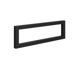 Dřevojas - Černá konzole v matném provedení - hranatá (50 cm) (004231)