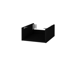 Dřevojas - Doplňková skříňka pod desku DSD SYO 40 - L17 Černá vysoký lesk (420253)