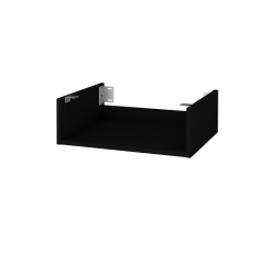 Dřevojas - Doplňková skříňka pod desku DSD SYO 60 - L17 Černá vysoký lesk (421922)