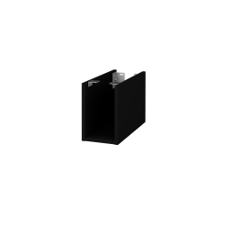 Dřevojas - Doplňková skříňka pod desku DSD SYO1 20 - L17 Černá vysoký lesk (420529)