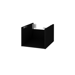 Dřevojas - Doplňková skříňka pod desku DSD SYO1 40 - L17 Černá vysoký lesk (420802)