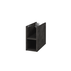 Dřevojas - Doplňková skříňka pod desku DSD SYO2 20 - D16  Beton tmavý (422080)
