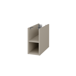 Dřevojas - Doplňková skříňka pod desku DSD SYO2 20 - L04 Béžová vysoký lesk (422196)