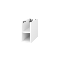 Dřevojas - Doplňková skříňka pod desku DSD SYO2 20 - N01 Bílá lesk (422240)