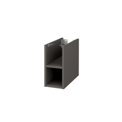 Dřevojas - Doplňková skříňka pod desku DSD SYO2 20 - N06 Lava (422264)
