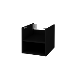 Dřevojas - Doplňková skříňka pod desku DSD SYO2 40 - L17 Černá vysoký lesk (421649)