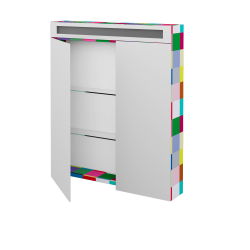 Dřevojas - Dvoudveřová galerka AIR GA2NOE 70 - Individuální odstín dle RAL/NCS (124144)