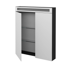 Dřevojas - Dvoudveřová galerka AIR GA2NOE 70 - N03 Graphite (239206)