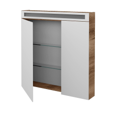 Dřevojas - Dvoudveřová galerka AIR GA2NOE 80 - D21 Tobacco (282325)