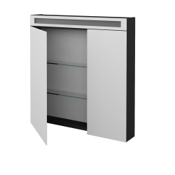 Dřevojas - Dvoudveřová galerka AIR GA2NOE 80 - N03 Graphite (239442)