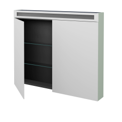 Dřevojas - Dvoudveřová galerka AIR GA2OE 100 - L20 Mint grey vysoký lesk (583570)