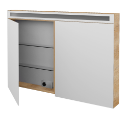 Dřevojas - Dvoudveřová galerka AIR GA2OE 120 - D15 Nebraska (239732)