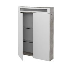 Dřevojas - Dvoudveřová galerka AIR GA2OE 60 - D01 Beton (111885)