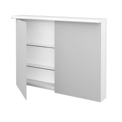 Dřevojas - Dvoudveřová galerka ASTON GA2OE 100 - N01 Bílá lesk (137328)