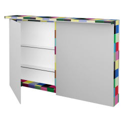 Dřevojas - Dvoudveřová galerka ASTON GA2OE 120 - Individuální odstín dle RAL/NCS (110499)